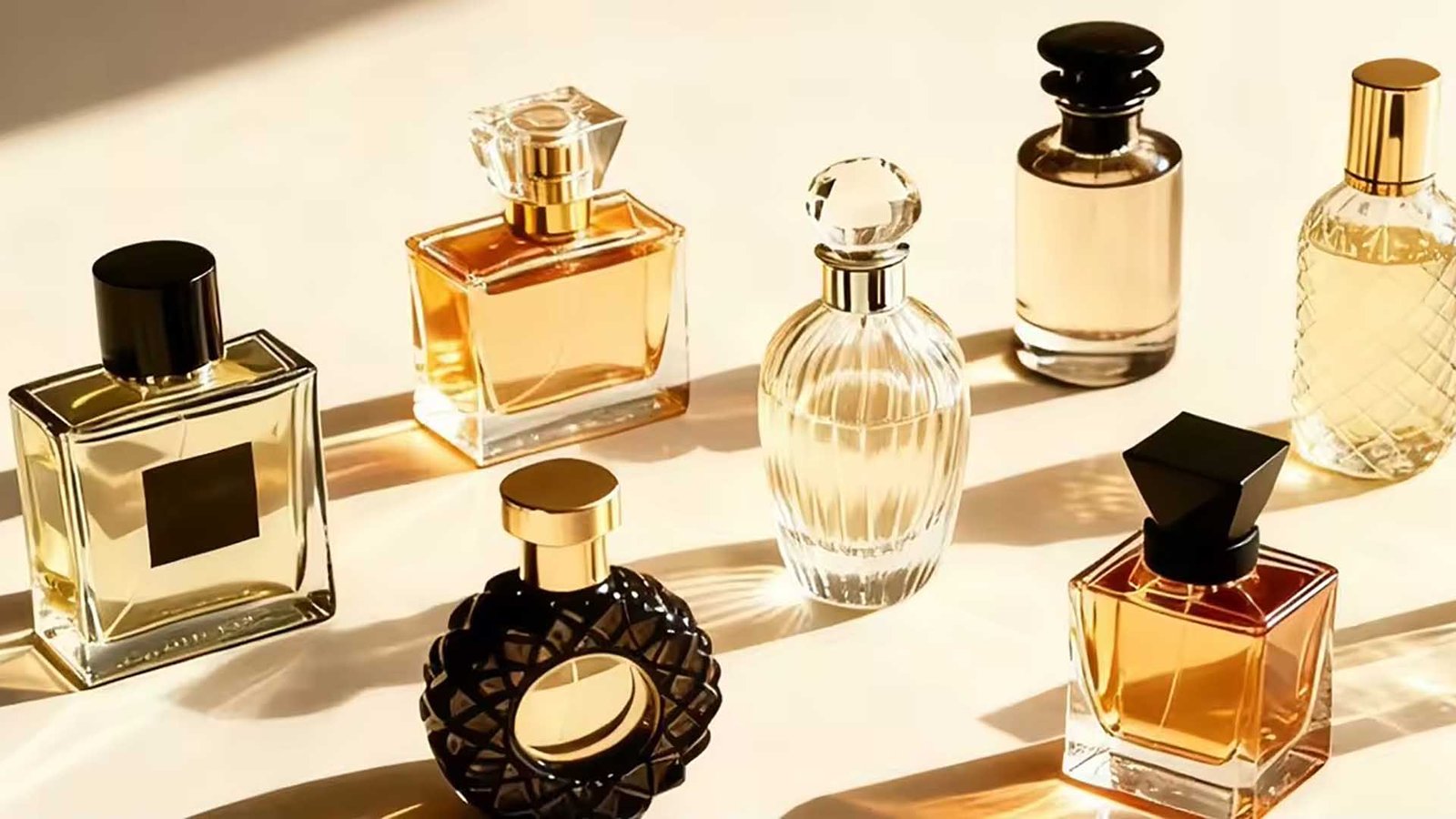 Luxury fragrance manufacturing background